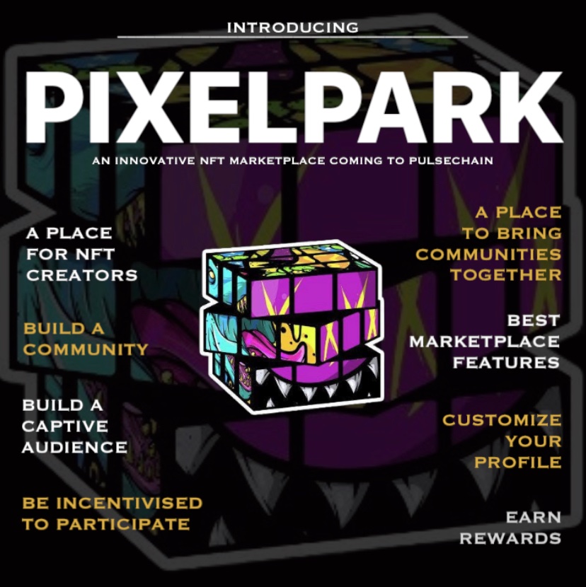 POWERCITYio's tweet photo. PixelPark is the BEST NFT Marketplace name,

No other Marketplace has a better more rememberable name, 

Would you agree?

PixelPark will be the next BIG MarketPlace!

$HEX $PLS $PLSX $WATT #BNB  #AVAX  #SOL #ETH $BTC #NFT https://t.co/6TDsaiGAmF