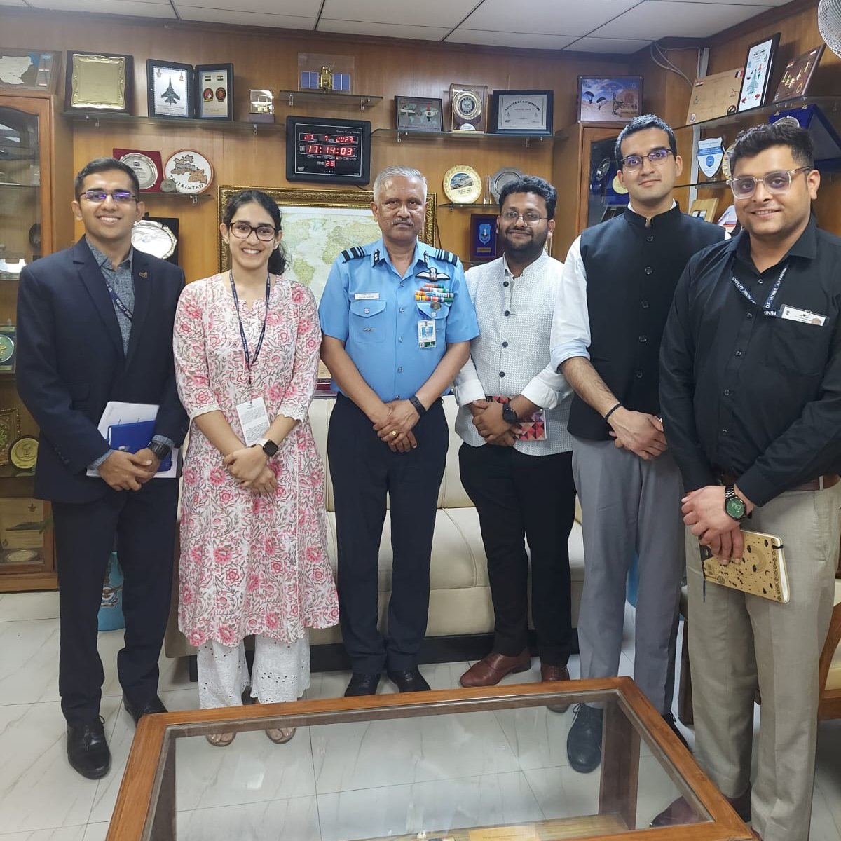 It was our great pleasure to meet and interact with Air Vice Marshal Rajiva Ranjan VM, Assistant Chief of Air Staff, Ops Space (Space, Cyber and Electronic Warfare), Indian Air Force to discuss the 'National Deep Tech Start-up Policy', spearheaded by the Office of <a href="/PrinSciAdvGoI/">Principal Scientific Adviser, Govt. of India</a>.