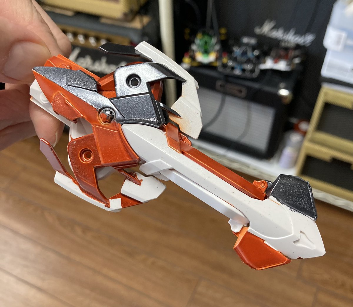 chief_hobby's tweet photo. #マッハちゃんカップ には出られないけど作って見た。
そして何か色々ハミ出したけどザックリ塗り分け完了。
細かいとこは追々に仕上げます。
#ミニ四駆
#mini4wd
#machframe
#mogframe https://t.co/4n9JyEyiHN