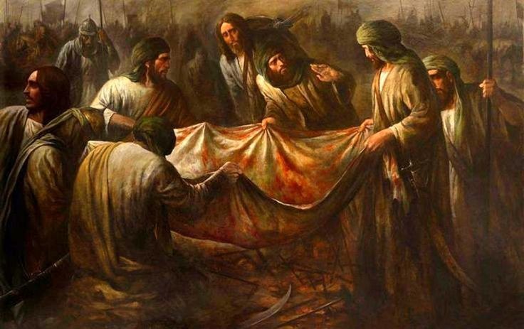 ايُ جرحٍ ايُ صدرٍ ايُ نحرٍ وجبين 
ايُ سهمٍ ايُ رُمحٍ كان أقسى ياحسين 💔