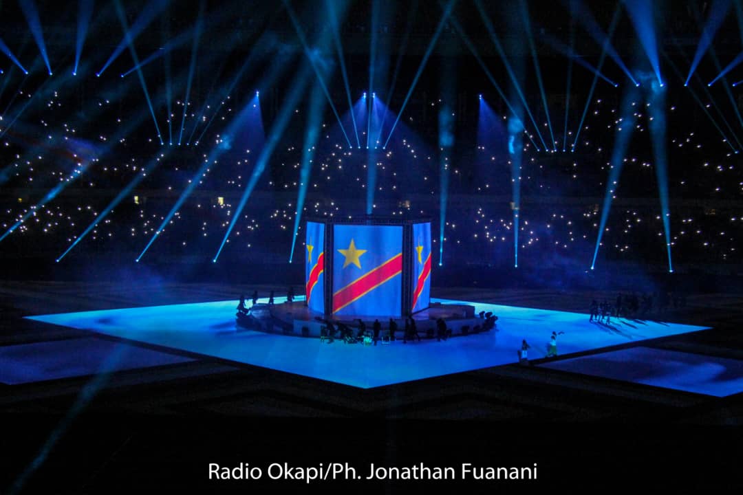 radiookapi's tweet photo. Bonjour à tous !
Que pensez-vous de la cérémonie d’ouverture officielle de IXes Jeux de la Francophonie, vendredi 28 juillet à Kinshasa ?
En voici quelques images : https://t.co/6YtjWnSr3d