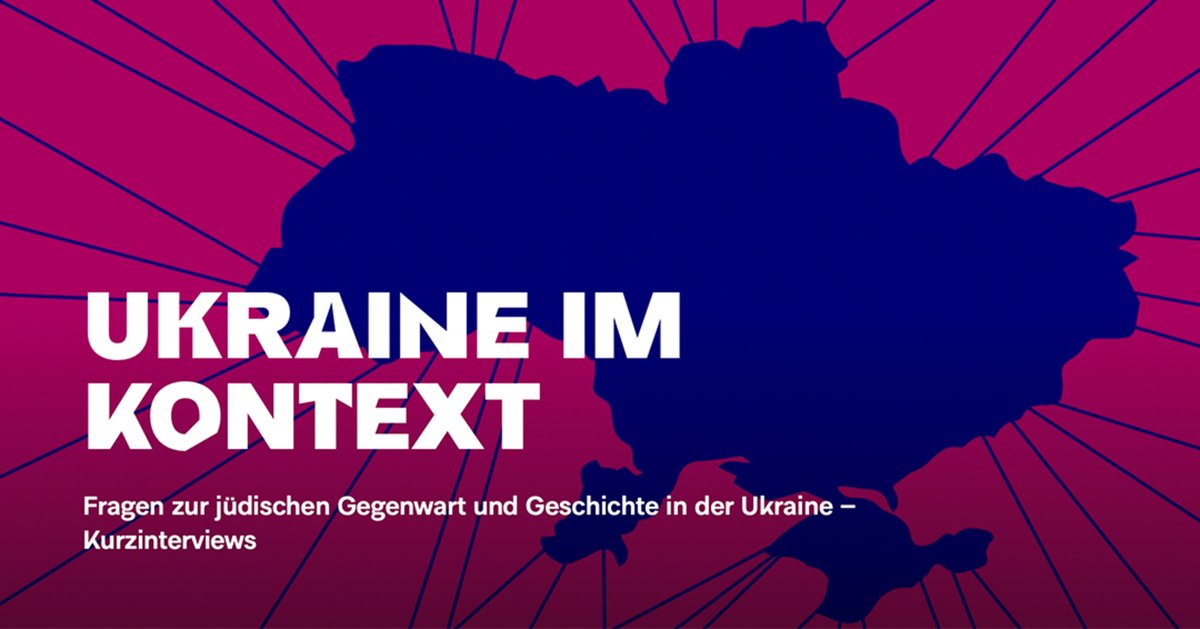 🇺🇦Neben der Gesprächsreihe #UkraineImKontext, die gemeinsam mit @bpb_de und @ofek_beratung realisiert wurde, entstand ein umfangreiches Web-Feature mit Interviews über das Land, in dem einst die zweitgrößte jüdische Bevölkerung Europas lebte. jmberlin.de/feature-ukrain…