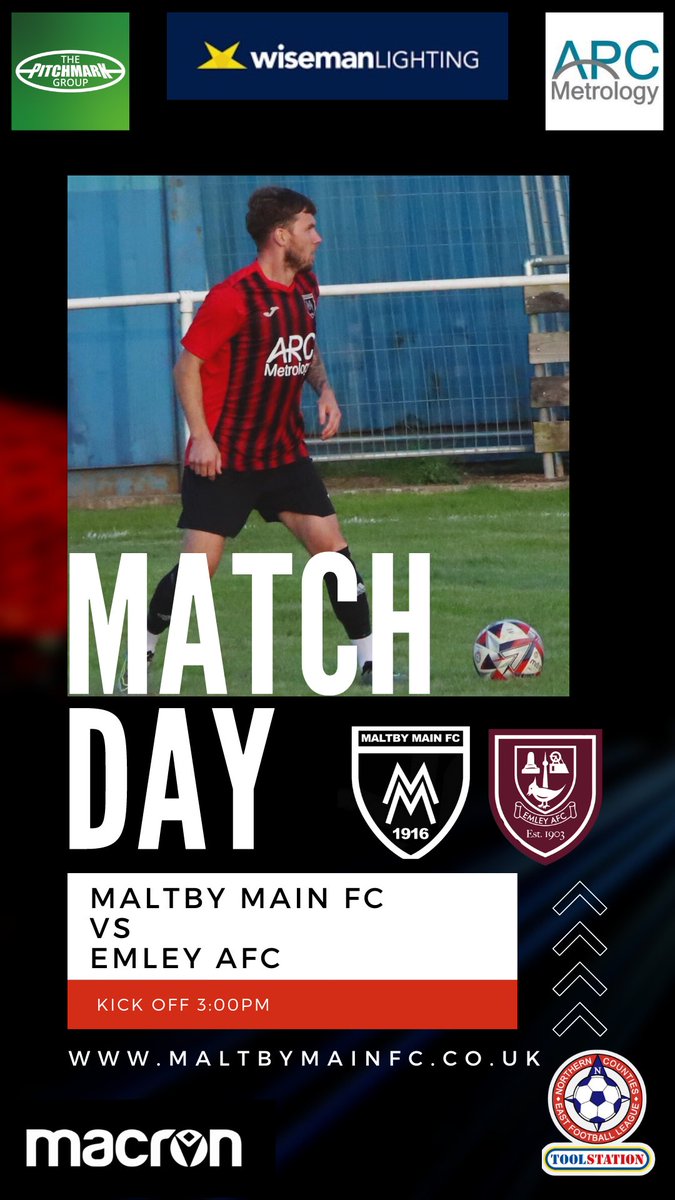 maltbymainfc's tweet photo. Come and join us as we start the @ncel season with an action packed match against @Emley_AFC. 

Make sure to join us at Mugglet Lane to show your support to the staff and players. We're looking forward to seeing you there!

🕒 3:00pm
🎟️£6/£4
📍Muglet Lane S66 7JQ

#UTM https://t.co/c6bB8JgrF3