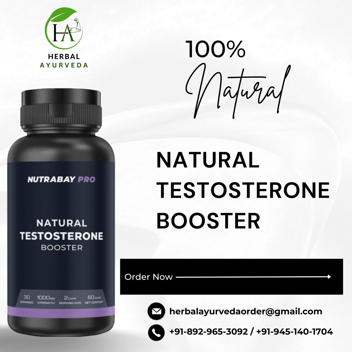 Unlock Your Full Potential: Experience the Power of Our 100% Natural Testosterone Booster!

Buy it. Try it.

#herbalayurveda #herbal #ayurveda #naturalproduct #NaturalTestosteroneBooster #BoostYourPerformance #UnlockYourPotential #MensHealth #NaturalSupplement