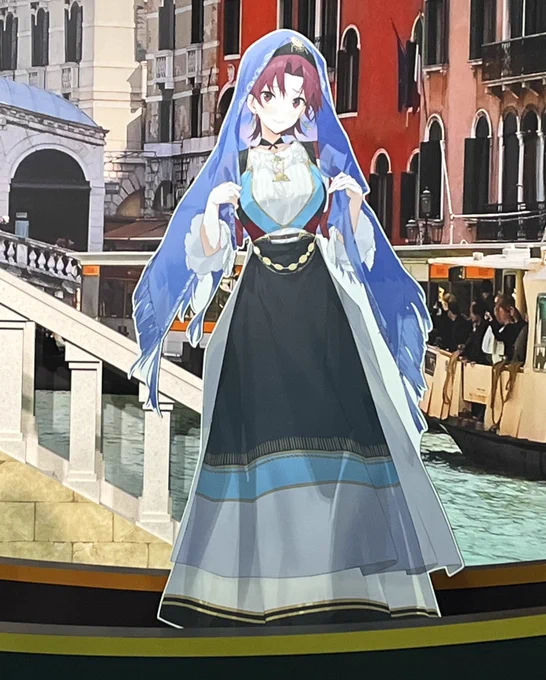 折角だから写真もあげておこう フォトスタジオではバゼットさんと撮りました