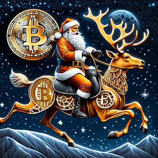 Abdul_1216's tweet photo. @Dao4Art Santa Claus riding a skeletal reindeer made of bitcoin logo through the night sky,cryptocurrencie,bitcoin logo, trending on artstation, sharp focus, studio photo, intricate details, highly detailed, by greg rutkowski

0x0672400f6b77026ab414ce408aa806d780f646ed
@Dao4Art https://t.co/gXDRKimMOO