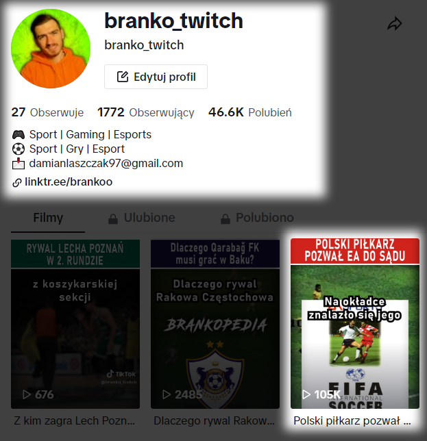 brankoo16's tweet image. Kolejny kamień milowy na Tik Toku odhaczony! 🧐

Pierwszy filmik z +100.000 wyświetleń i to w niecałe 4 dni.

Teraz czas na 2.000 obserwujących i +50.000 polubień. 

Let&apos;s goooooo 💪💪💪

#TikTok #ContentCreator #VideoDesigner