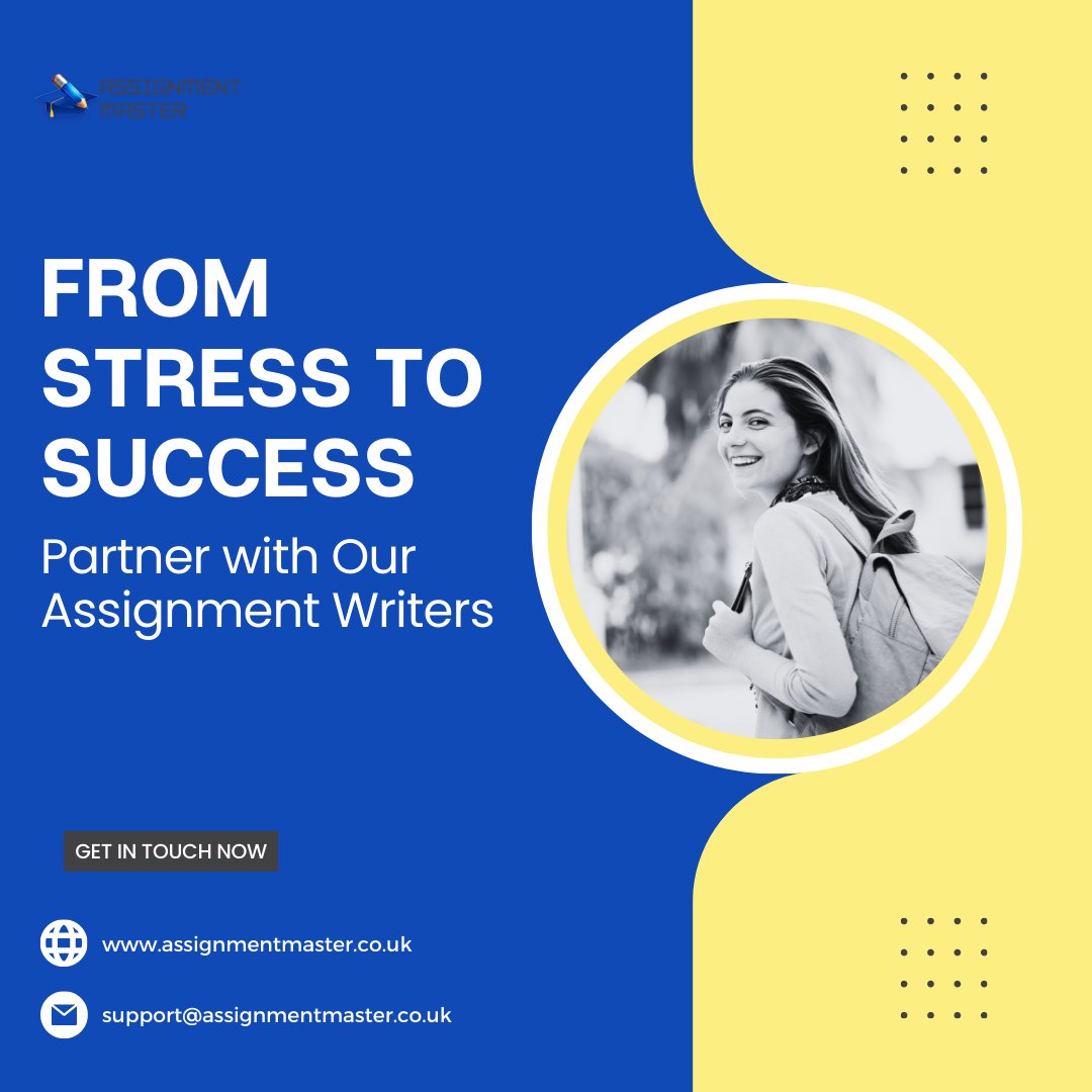 MastersHelpUk's tweet photo. Embark on a Journey from Stress to Success: Let Our Professional Assignment Writers Be Your Trusted Partners

Visit us: https://t.co/n2E96jhAZJ
#assignmenthelp #WritingCommunity #AcademicTwitter #Caturday #SaturdayMorning https://t.co/ZxyeiqsegY