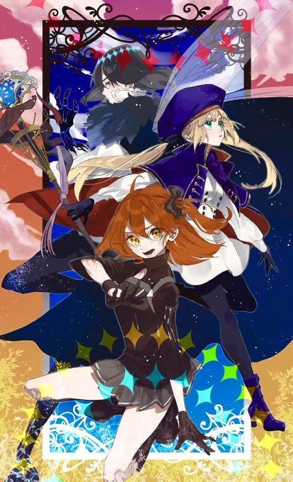 #FGO8周年  おめでとうございます トリオでお祝い〜