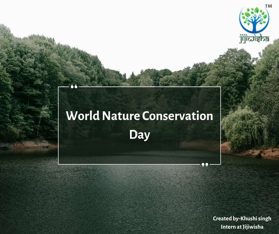 JijiwishaS's tweet photo. Nature and humans are interdependence and our existence needs them.
Let's conserve natural resources and nature.
Content- @Khushi Singh, Intern, Jijiwisha Society
#jijiwishasociety
#worldnatureconservationday
#internwork
#internship
#sustainability
#climatechamge
#sdgs
#latepost https://t.co/8iZWWKl1zm