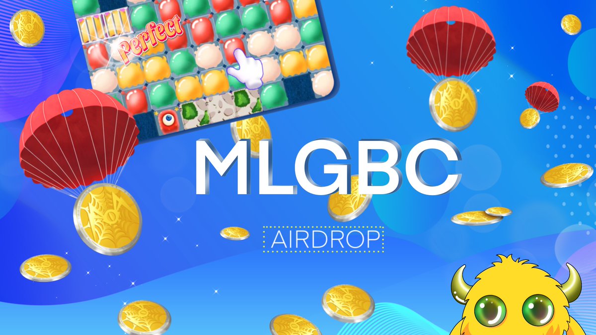 🔥EVENTS NOW🔥

1⃣400 Levels Challenge🎮50,000 MLGBC for every player 💥50 places left 🎉discord.gg/mCXZ6mTNbv

2⃣Airdrop🌈Complete the tasks and share 150,000 MLGBC discord.gg/kev5YSt39c

🚀More details view: discord.gg/qyHZyKkb5j

#Airdrop #tokengiveway #MonstopiaYOLO