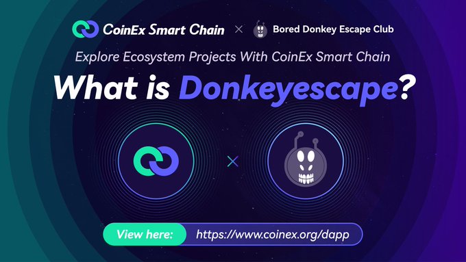 RobViaBTC's tweet photo. 📣📣 Exciting News !
🚀 @BoredDonky presents an extraordinary opportunity: 3,333 one-of-a-kind NFTs on the revolutionary #CoinExSmartChain.
Start minting your very own Donkey on @OneSwap.
Seize this golden chance at: https://t.co/Z3ZD7h8Qgl
#CoinEx #CSC #Crypto #NFT #Web3 https://t.co/TRnjIPZHKA