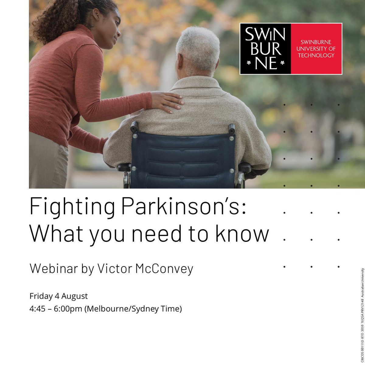 ClinicOlder's tweet photo. 🗓️🧠 "Fighting Parkinson's: What you need to know" 🕑 Fri, Aug 4, 4:45-6pm (AEST). Gain insight into Parkinson's, the second most common neurological condition globally. Learn about diagnosis, symptoms, treatments &amp; more.

Register now ➡️ https://t.co/uKWMJpt0MH #Parkinsons https://t.co/WQpPKhpM7a