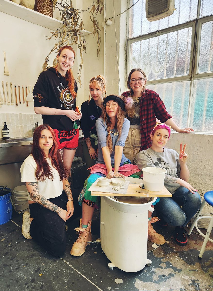 Had a beautiful day learning how throw clay at Little Woods Studio ❤️