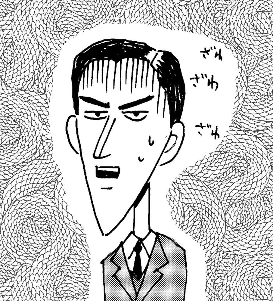 要潤さん演じる田邊教授は似顔絵…というか風味絵に描きづらいと思っていましたが「カイジ」の福本伸行先生風味にしたら?と思って描いたら何だか楽しかったので良かったら見てください🙇♂️♪ #朝ドラらんまん #らんまん絵
