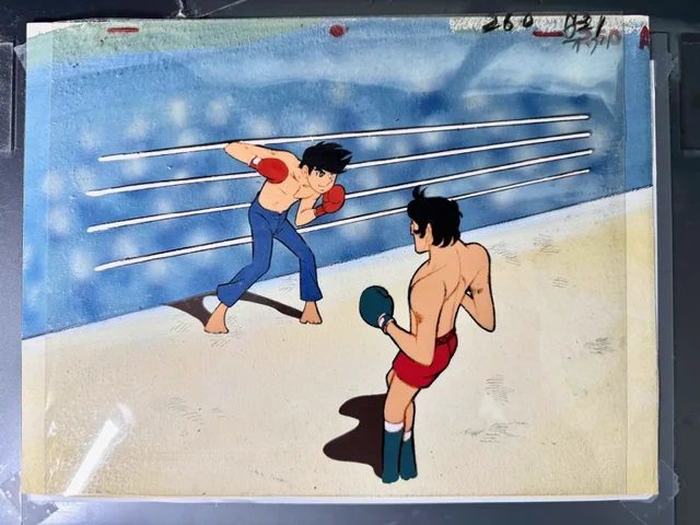 本日は自宅勤務。『あしたのジョー』4KリマスターBlu-rayをつけながら仕事中。 14話ではノンクレですが、出崎監督も原画参加(ご本人からお聞きしてます)  添付のC260は2secでジョーのAセルは21枚でEND 演出は波多正美さん  #あしたのジョー #4K