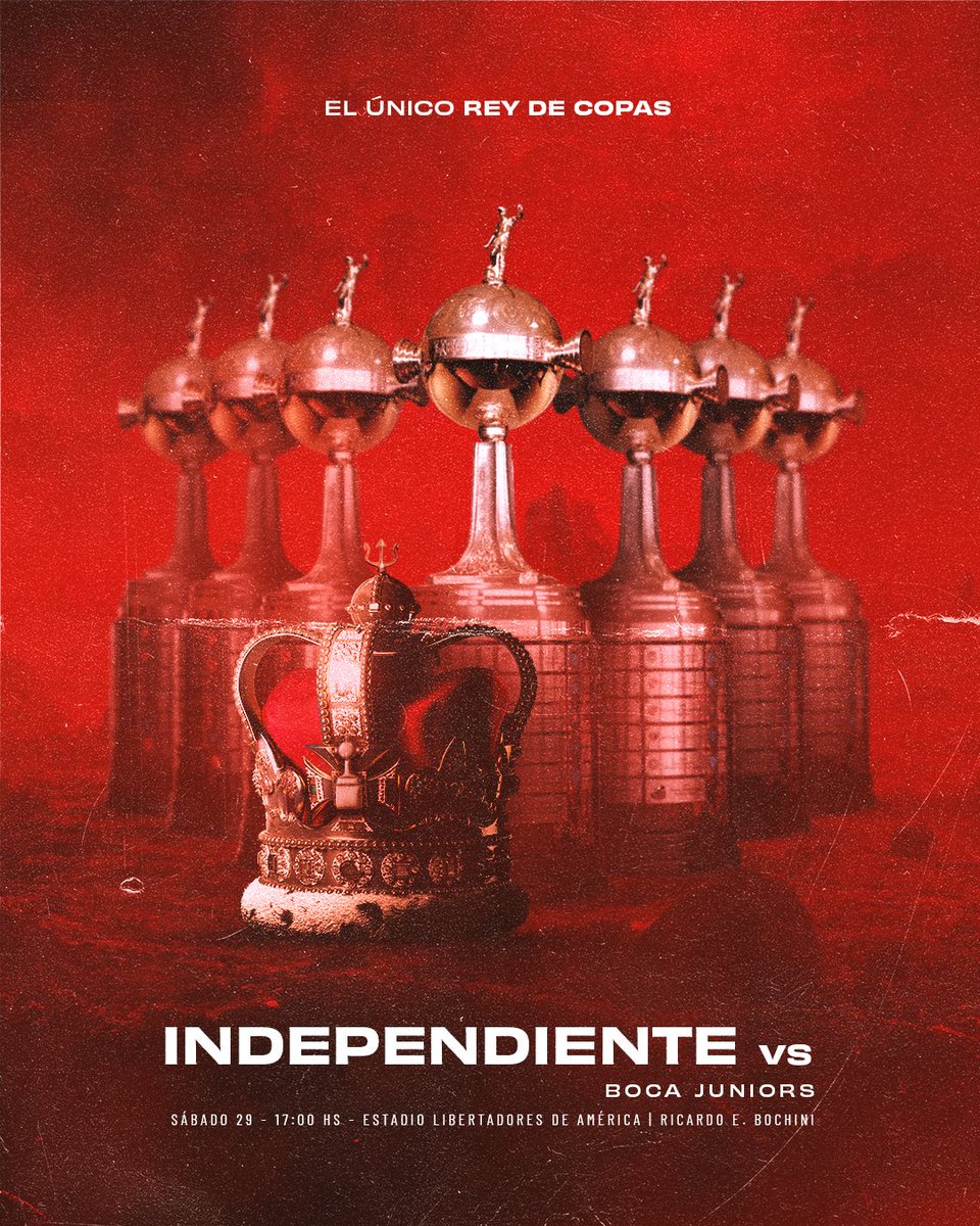 Independiente's tweet photo. ¡HOY JUEGA #INDEPENDIENTE!

#TodoRojo 🔴 https://t.co/YltnPF556C