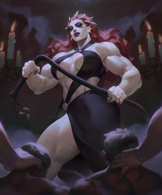 #digitalart #fantasy #buffgirl #strongwoman #muscularwoman