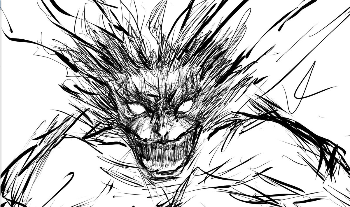 wfchc's tweet photo. lost  my mind #sketch #devilman #krita https://t.co/sN1fV4vvNb