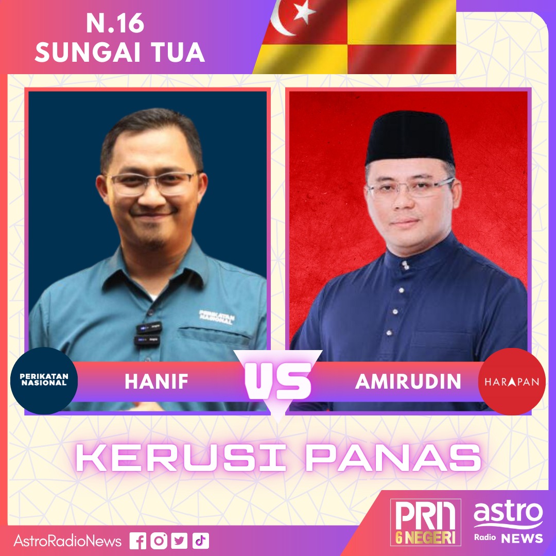 AstroAudioNews's tweet photo. Hot Seats in the #Selangor #StateElections
This is a thread!
Caretaker Selangor MB, Datuk Seri @AmirudinShari will be challenged by Perikatan Nasional candidate Muhammad Hanif Jamaluddin for the Sungai Tua state seat.
#PRN #PRN6 #PRN6Negeri #Amiruddin #PN #PH #PRUSelangor https://t.co/lZzQosHite