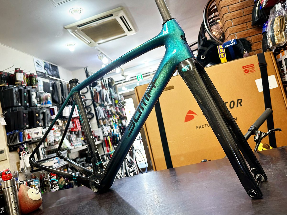 u2bikes's tweet image. BOMA/ALLUMER DISC🇯🇵
ARGON、CHAPTER、FACTORだ。
U2 BIKESにはBOMAもいるぞ！
頑丈でしなやかで軽くて登る、
ライトウェイトなエンデュランスロード。
知れば知るほどBOMAは侮れなくなる😎 #U2BIKES #BOMA #ALLUMER #ロードバイク #エンデュランスロード #乗り心地重点 #店頭展示中