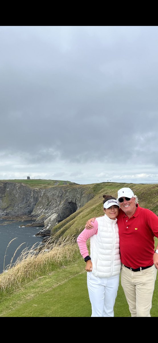 EricAanes's tweet photo. Wonderful time in Ireland 🇮🇪 at the Waterville father/daughter golf ⛳️ tournament.  Nice to visit with some legends! https://t.co/7DzgJlKCFe