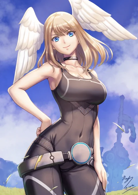 ゼノブレイド一周年 ユー二の加筆版#ゼノブレイド3 #xenoblade3 
