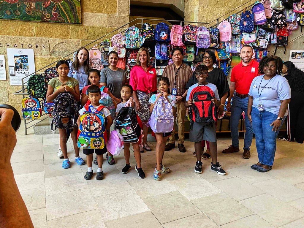 Our kids had a great time at city hall today. Ortega elementary students were chosen to represent AISD at this years City of Austin School Supply Drive Media Event. Our students we’re excited to meet Mayor Kirk Watson and received a tour of City Hall.