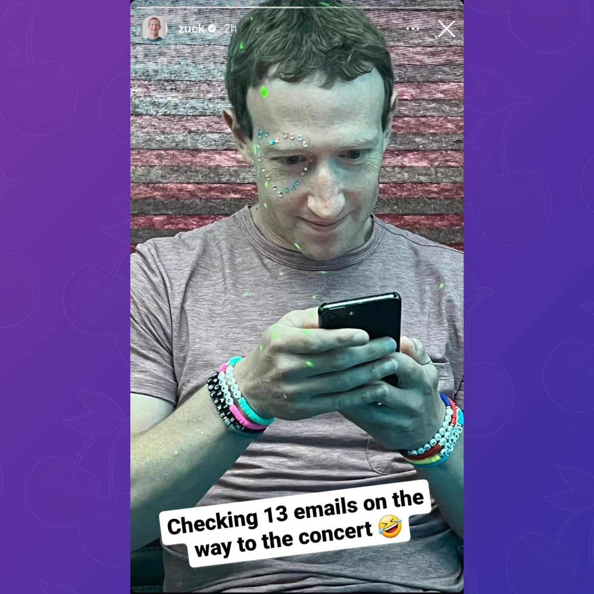 PopBase's tweet photo. Mark Zuckerberg is attending Taylor Swift’s Eras Tour tonight. https://t.co/lLT8AhzGeo