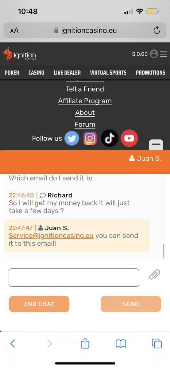 RichardKeeper2's tweet photo. @elonmusk @Ignition_AU @IgnitionCasino   Weeks later still won’t let me on the account or give me my money https://t.co/RtSOeQQCDw