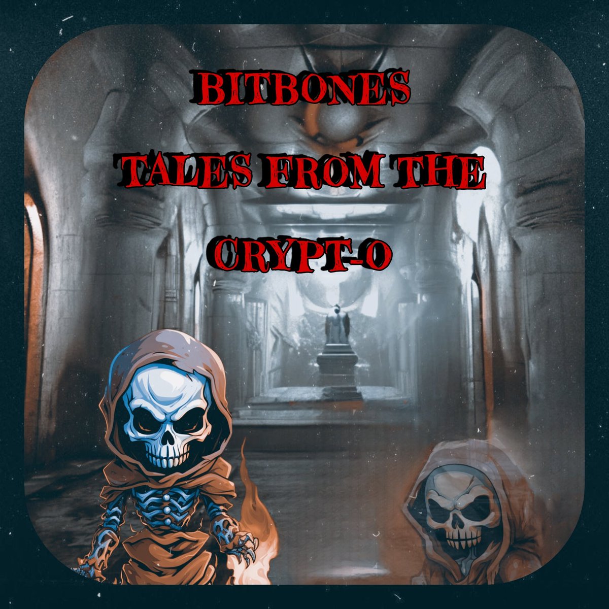 BitBonesBTC's tweet photo. Deep inside the Crypt, there lies a secret.... A mystery that only the chosen ones will get to enter. Will you enter the world of #bitbones 💀🦴 and see what the crypto has to unlock? Stay tuned..... https://t.co/yiBFktdo0G