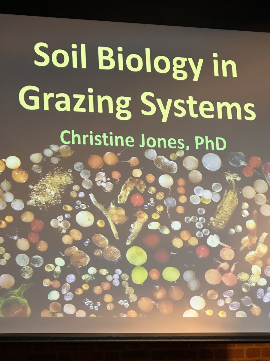 MagnersFarm's tweet photo. I know it will be worth the early start for this session with #ChristineJones #LocalLandServices Soil Biology Grazing Systems https://t.co/vEo8VPAOrX
