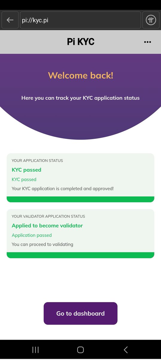 Finally!!! #pinetworkkyc