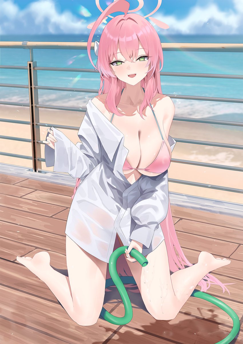 浦和ハナコ(ブルアカ) ,浦和ハナコ(ブルアカ)(水着) 「」|Cirillaのイラスト