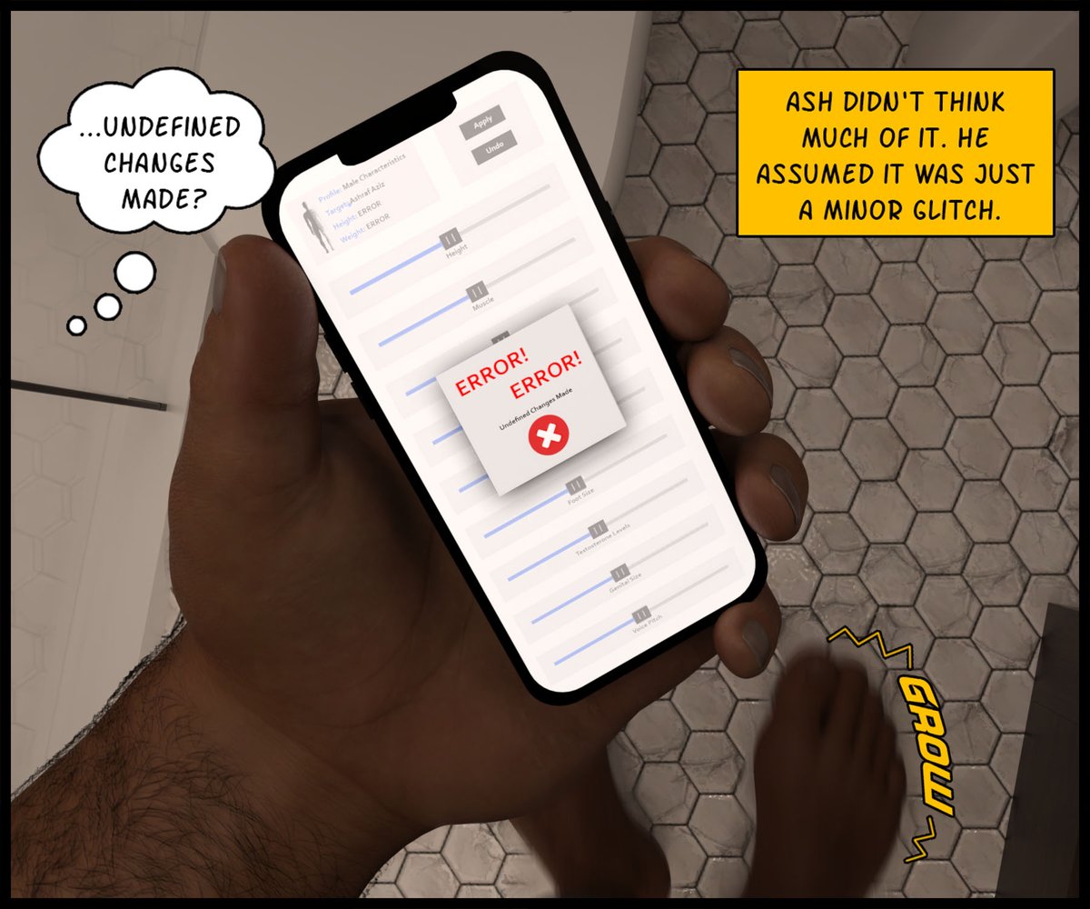 GDSMuscleFreaks's tweet photo. Happy to say that I've been working on my 4th comic.
I'll be posting the pages of "ERROR ERROR" starting next week :)

In the meantime, here's the cover and a random panel. https://t.co/Ct6CQDkGKw