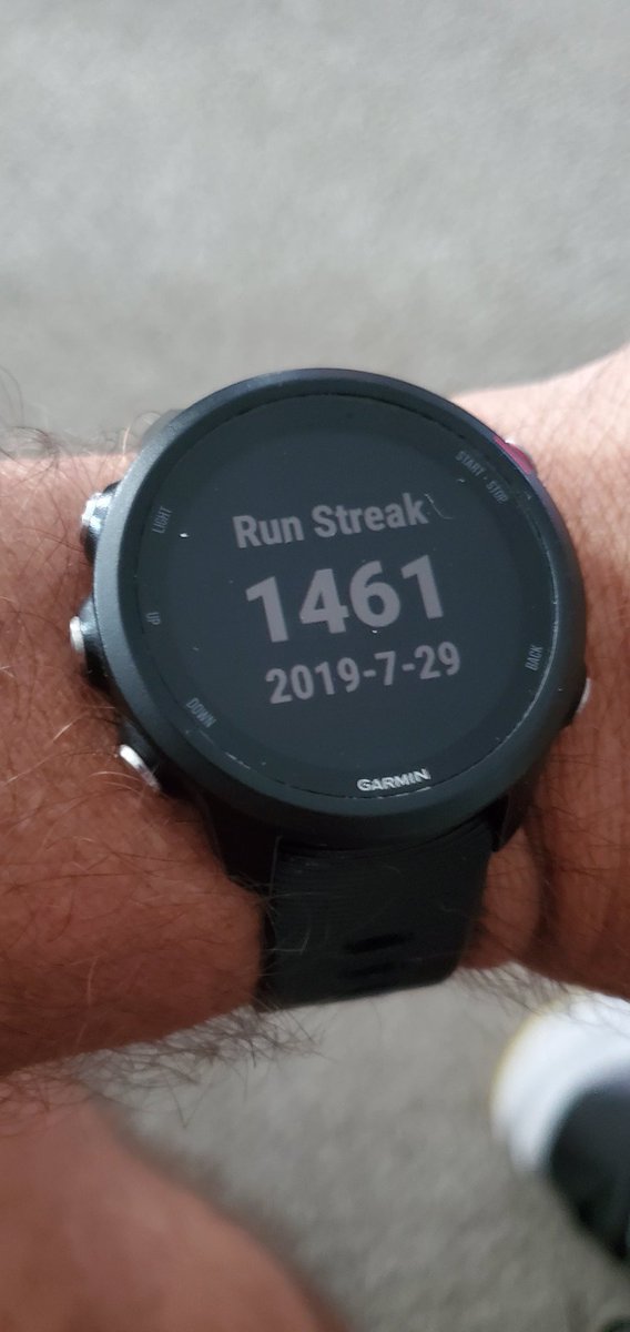 4 miles to celebrate my run streak. Wasn't sure I was even going to make it 4 months much less 4 year. What a ride! #RSD1461 #AnotherWaywardRunner #awr