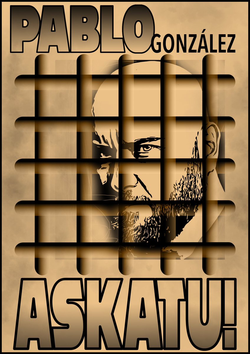 Pablo González, 17 meses preso en Polonia. 
Pablo askatu!