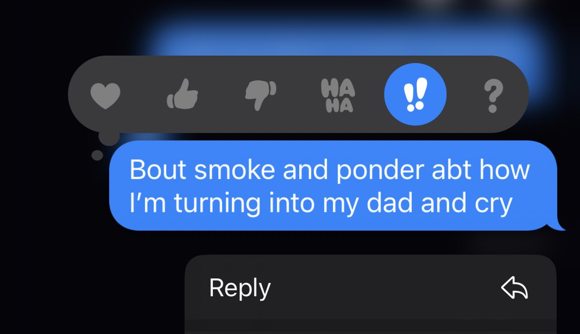 Emphasized my own message that’s how real it is 💯