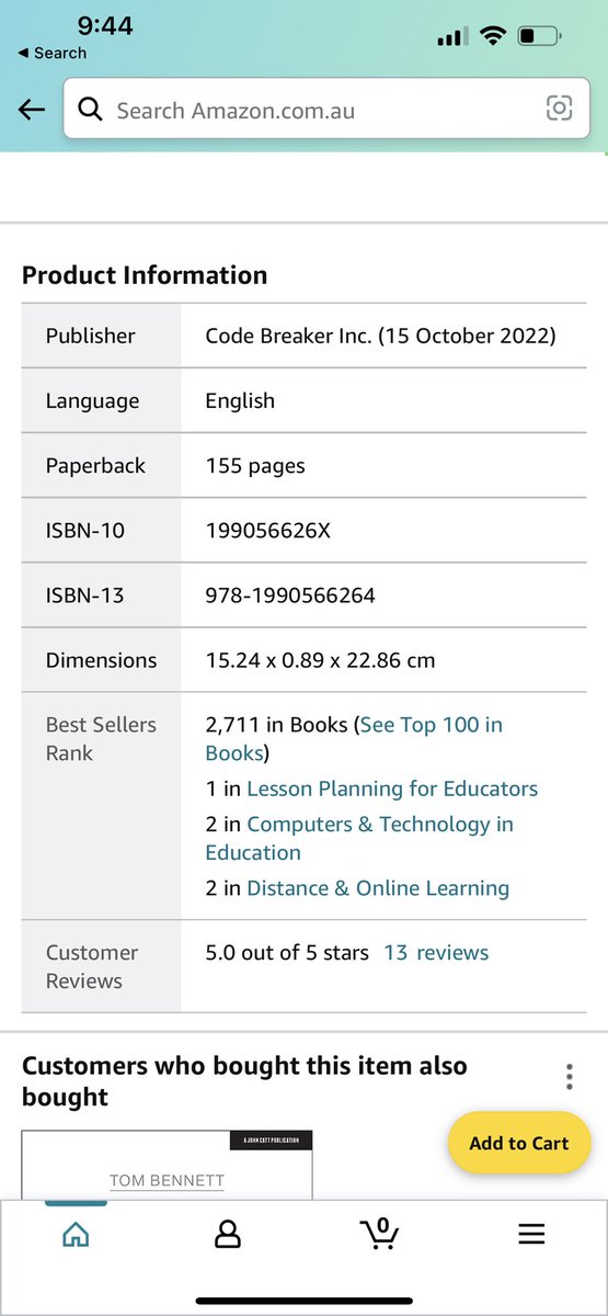MRsalakas's tweet photo. Wow wow wow 🤩 😮🙏🏽!!!

Woke yesterday morning to learn that my book, A MAMMOTH 🦣 Lesson: Teaching in the Digital Age is back as a #1 BEST SELLER again! @MammothEDU 

With #NASDAP In Wellington next week, @EduTECH_AU soon and @Bett_Asia around the corner I am humbled and quietly proud that educators are connecting with A MAMMOTH 🦣 Lesson when their minds turn to the future of education and technology!

Thank you to all who have supported me!

Big LOVE 💕 to @AngelaMaiers who wrote the foreword and to @mraspinall /@McMenemyTweets from #CodebreakerEDU who made it possible 

And of course @MatthewXJoseph Ed.D. who was the angel on my shoulder during the writing process! 

#aussieED