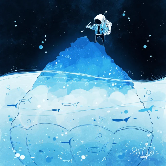 暑すぎると思うので涼しい夏の絵量産中