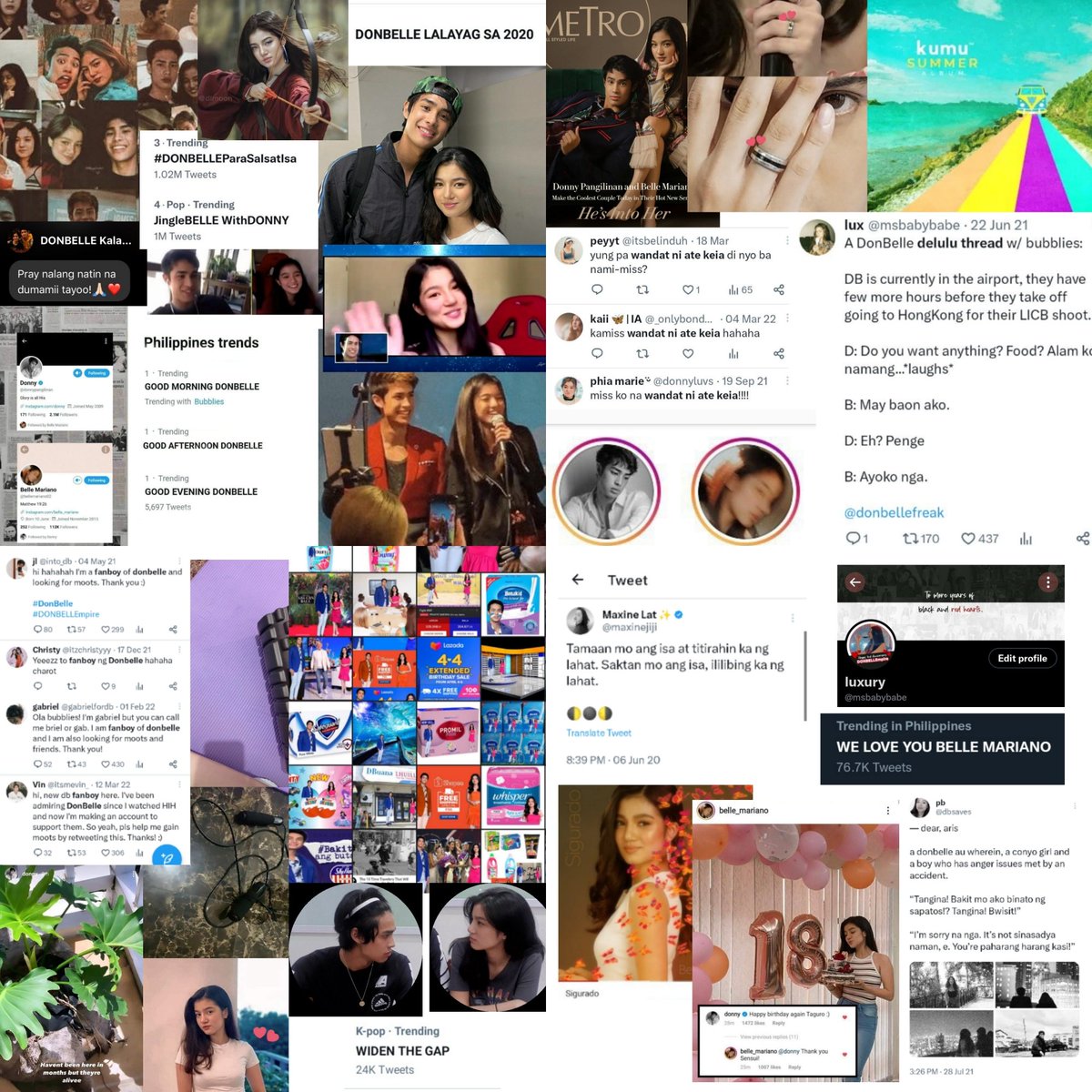 msbabybabe's tweet photo. tell me from which #donbelle era you are from without exactly telling me which era you are from: https://t.co/j5zey06pNn