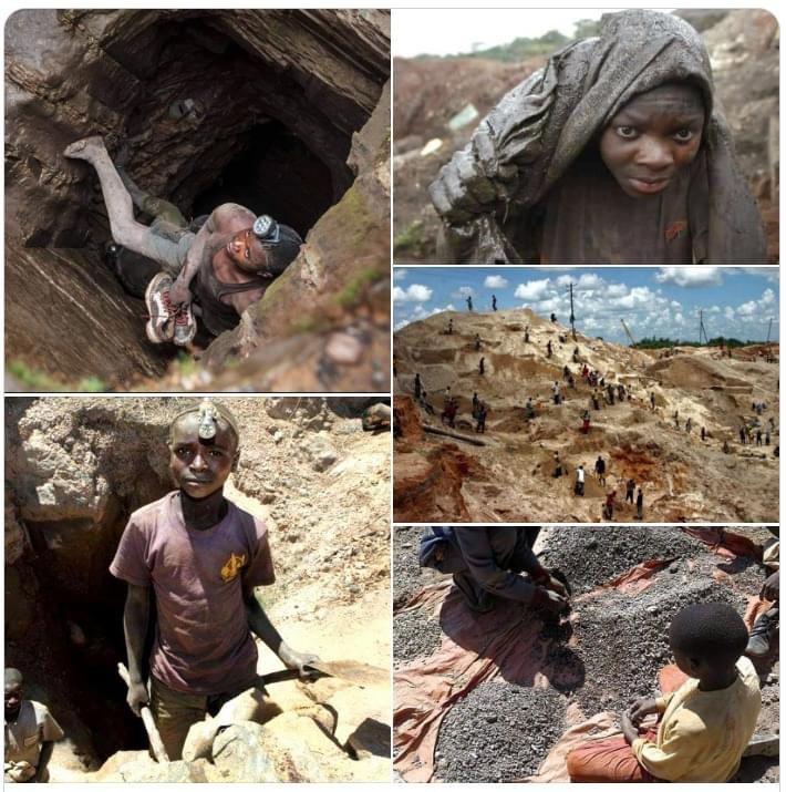 radonjes's tweet photo. Les enfants exploités pour extraire le cobalt…
C’est super les voitures électriques….
Et les écolos ils en pensent quoi? https://t.co/vZd3hEqwiv