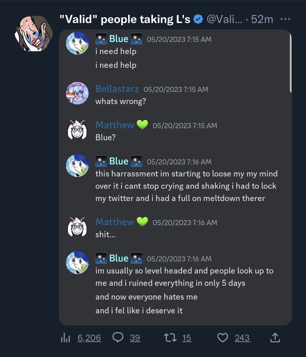 shreddyfox's tweet photo. I’m so fuckin sick and tired of this.

This is blatant and targeted harassment with the goal of causing self harm.

Folks feel real safe behind a keyboard… https://t.co/ioiZ03Ahdt