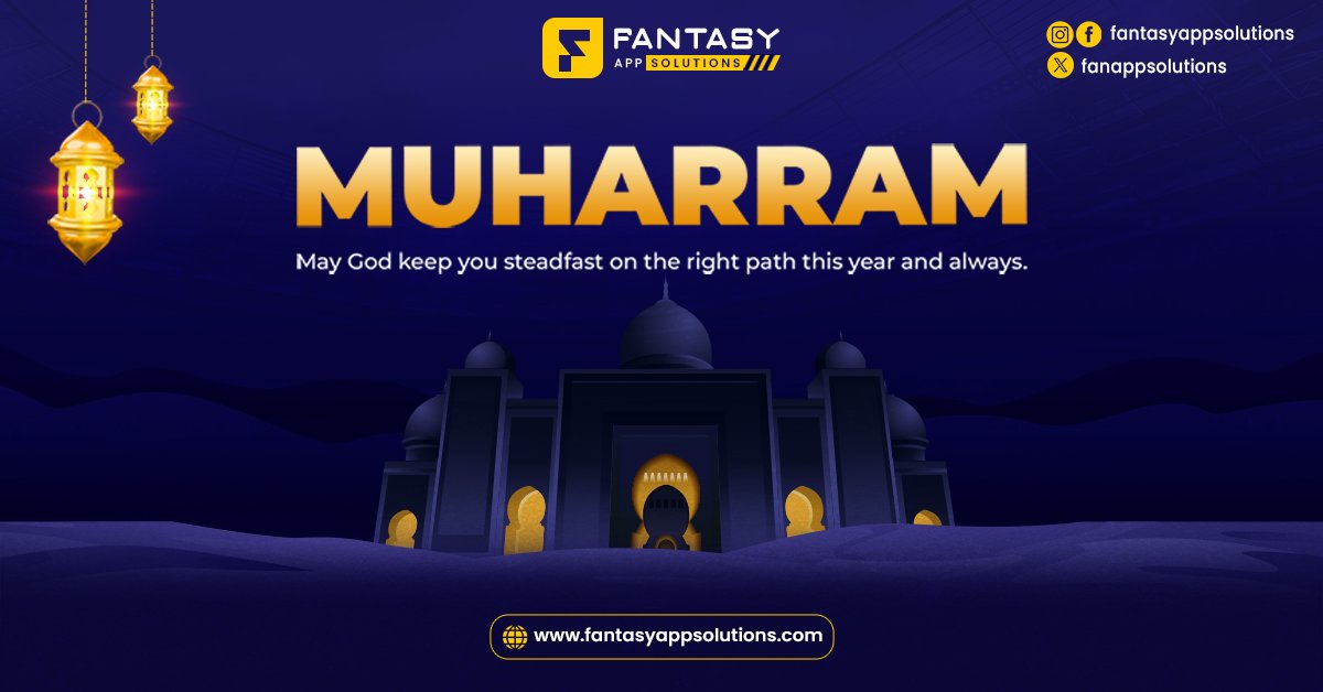 On the day of Muharram, May God allow you to enter this new year in faith and security.

#Muharram #Muharram2023 #fantasyappdevelopment #FantasyCricket #FantasyCricketApp