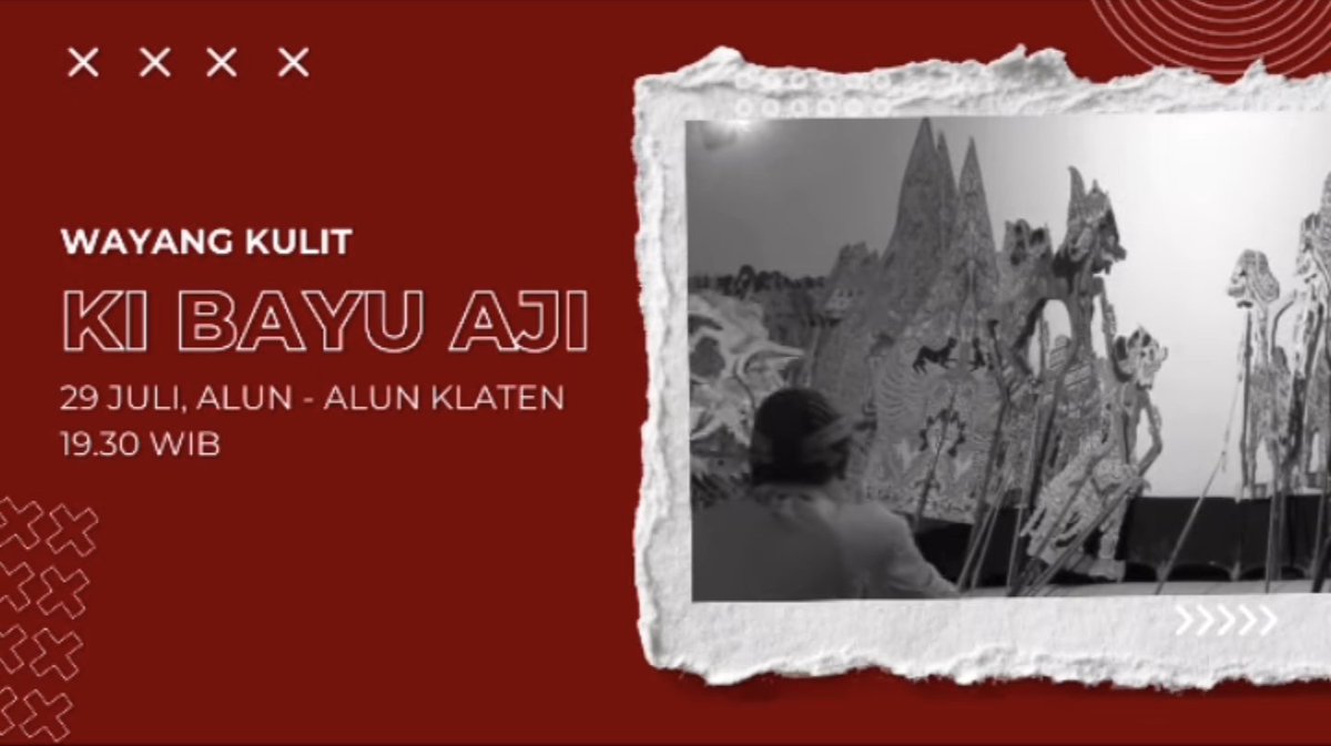 Wayang Kulit Hari Ini - Sabtu (29.7.2023) 📍Alun Alun Klaten Dakang Ki Bayu Aji