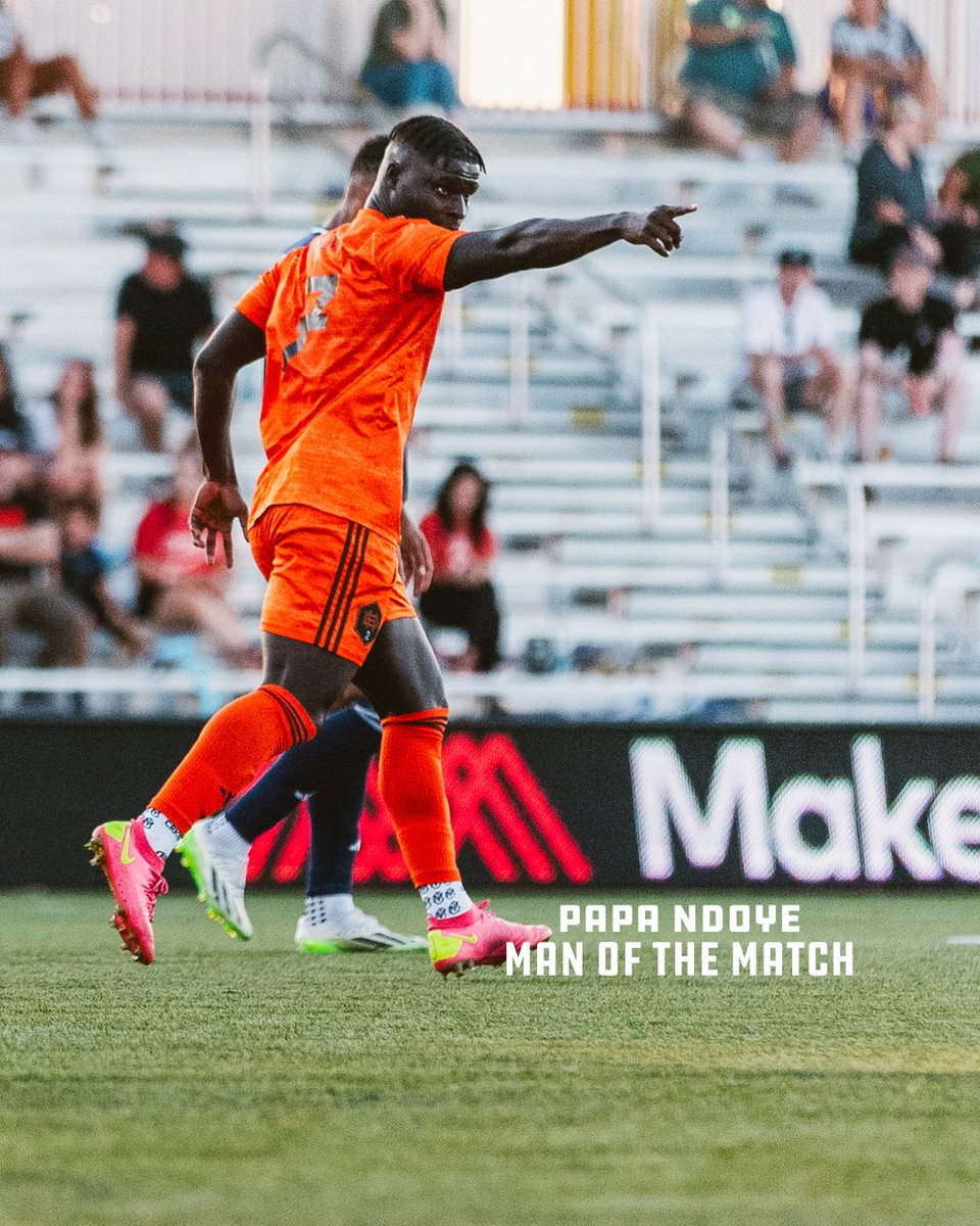 Hat trick hero 🙌 Papa Ndoye is your Man of the Match!

#HoldItDown