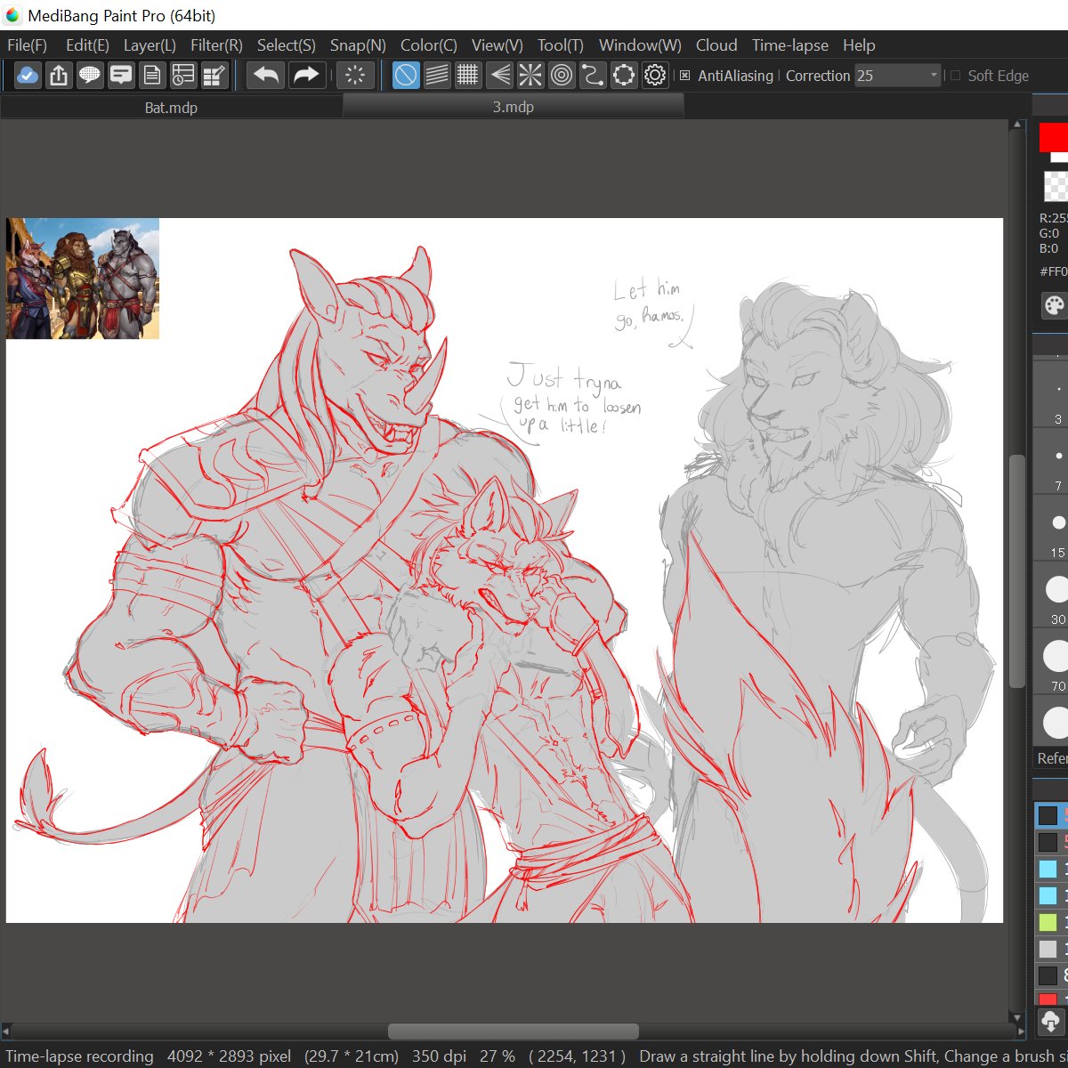 Been wanting to draw all 3 of them.