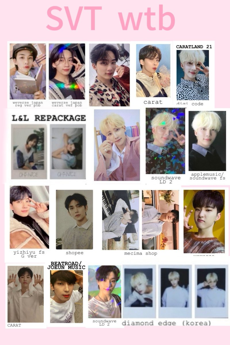 NicholasDobbin9's tweet photo. ⭕buy！！
if you have plz dm me🙌☺️
have 🇮🇩🇵🇭🇹🇭🇲🇾add
If have other s.coups jeongham dk Jun the8 joshua wonwoo hoshi vernon pcs can dm me❤️ 
tag：wtb wts lfs lfb svt seventeen ph Indonesia ina  #ตลาดนัดseventeen #ตลาดนัดสวนแครอท #pasarseventeen #pasarsvt   #wts seventeen https://t.co/8pbOe6gurR