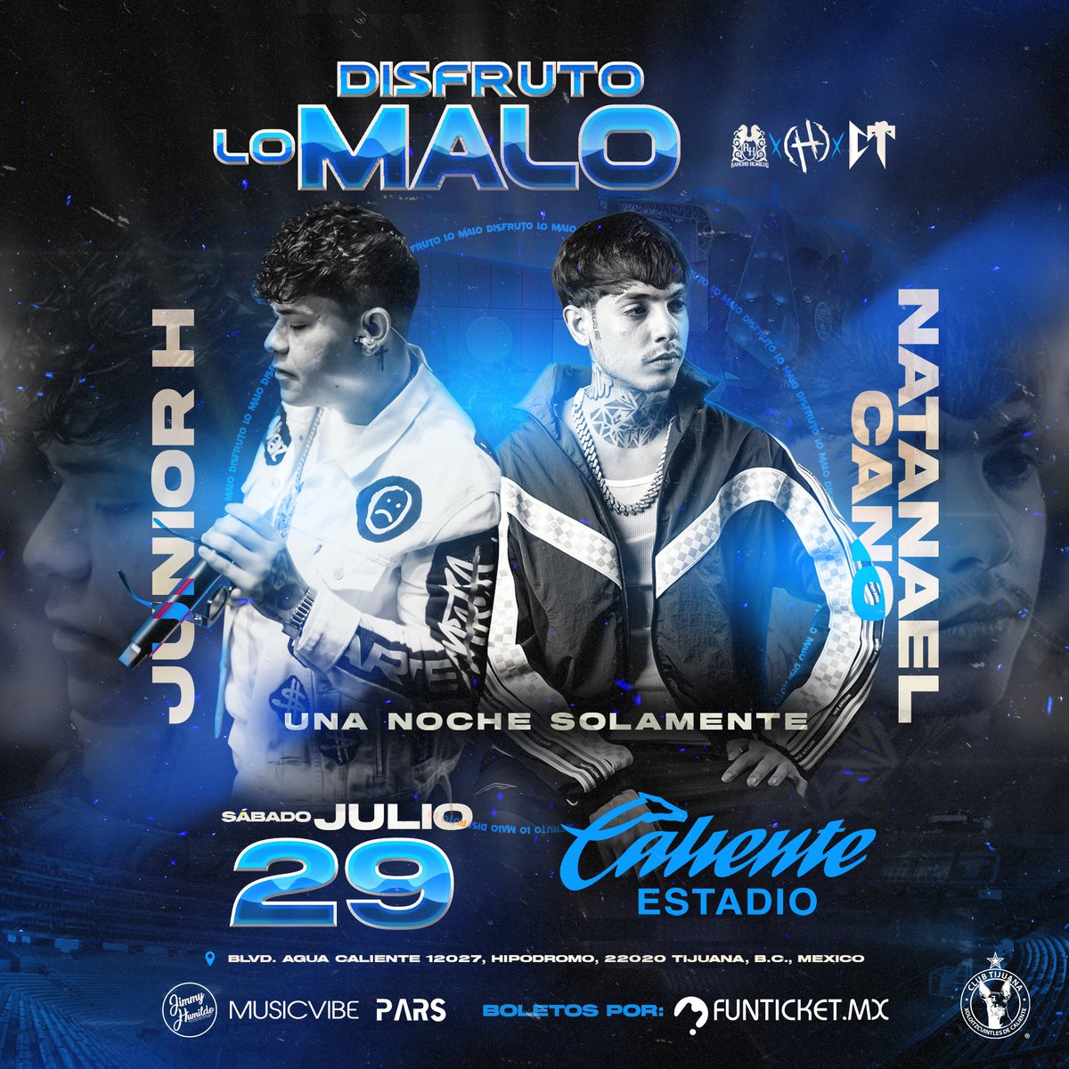 NatanaelCharts's tweet photo. Mañana Natanael cano Junto a Junior H en Tijuana, BC.🎤🇲🇽 https://t.co/aqVyFRbkUi