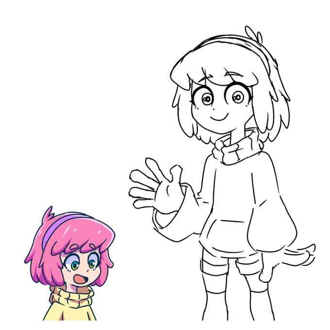 I still haven't made a ref for her yet but she's also gone through some changes too 